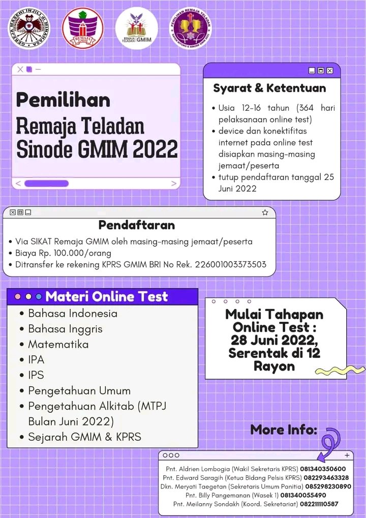 Remaja Sinode GMIM tweet media