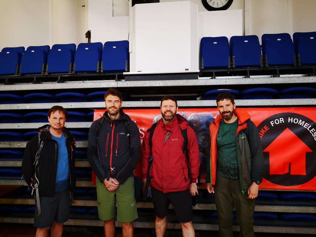 Harris_Lamb's tweet photo. Mid-way round and the first finishers in the long route category - a fantastic day fundraising for @StBasilsCharity - so pleased to have been part of the #hikeforthehomeless #teamhl https://t.co/To08uTfG6S