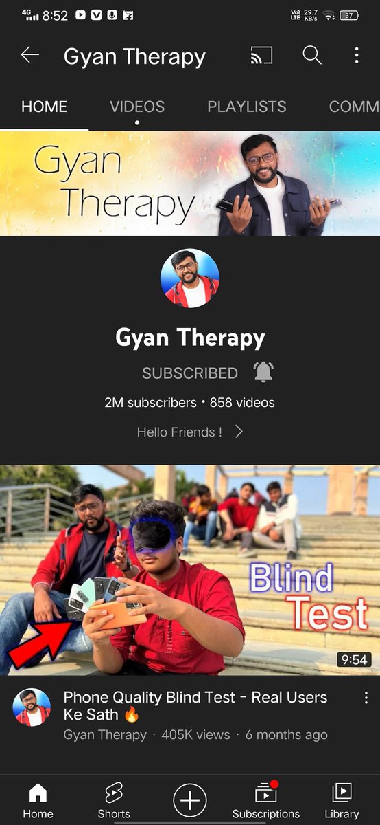 harshitgpt01's tweet image. Congratulations @GyanTherapy sir 
For the milestone 

Waise party khan per h 

Big fan from kanpur ❤️