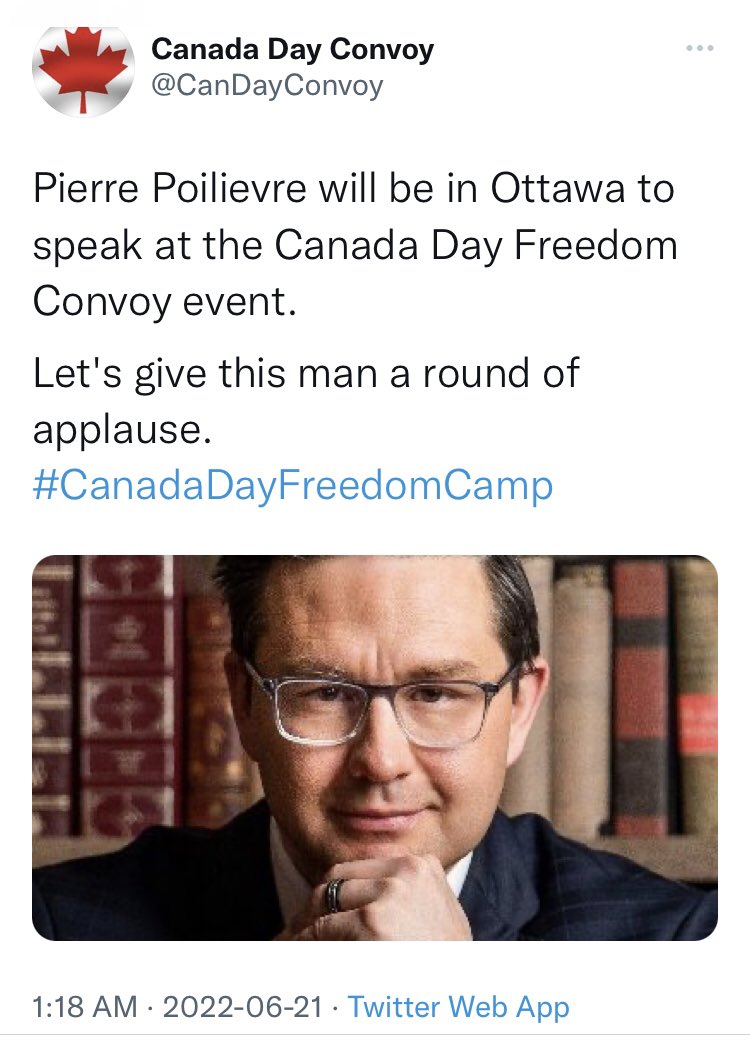 GradyTripp00's tweet photo. @gmbutts REMINDER: The presumptive leader of the Conservative Party supports them “100%”. https://t.co/AwOievxHtF