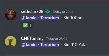sixtoeterrence's tweet image. The Auction is underway and it is heating up 🔥

That's over 50 trees guaranteed to be planted, can we get that to 250 #CNFTCommunity? 🌴

Discord: discord.gg/yQMzcPtb5x 

#NFT #Art #NatureLovers