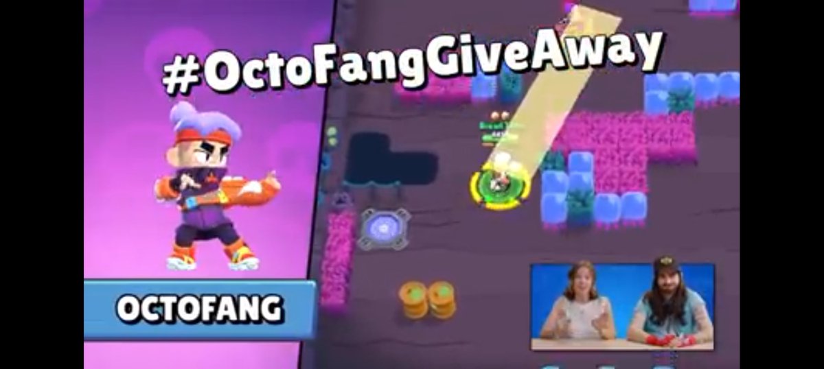 Giving away 3× octo fang skins.
#OctoFangGiveAway
Follow 3 steps
1)Follow me , <a href="/Brawl_esports/">Brawl Stars Esports</a> and <a href="/BrawlStars/">Brawl Stars</a> 
2)Like❤ and retweet
3)Tag 2 friends
Winners will be announced on 31 June.