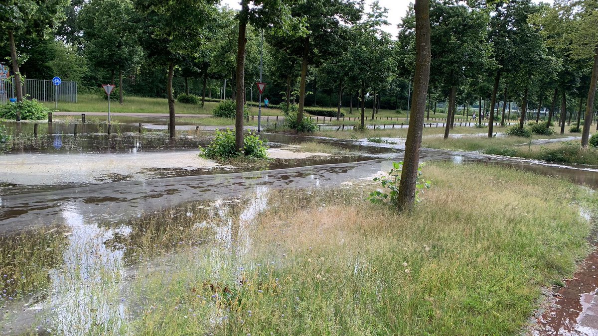 HandhavingEde's tweet image. Ivm Waterlekkage op de Koekeltse boslaan, is deze weg afgesloten Wilt u naar sportpark de Peppel kies een andere route