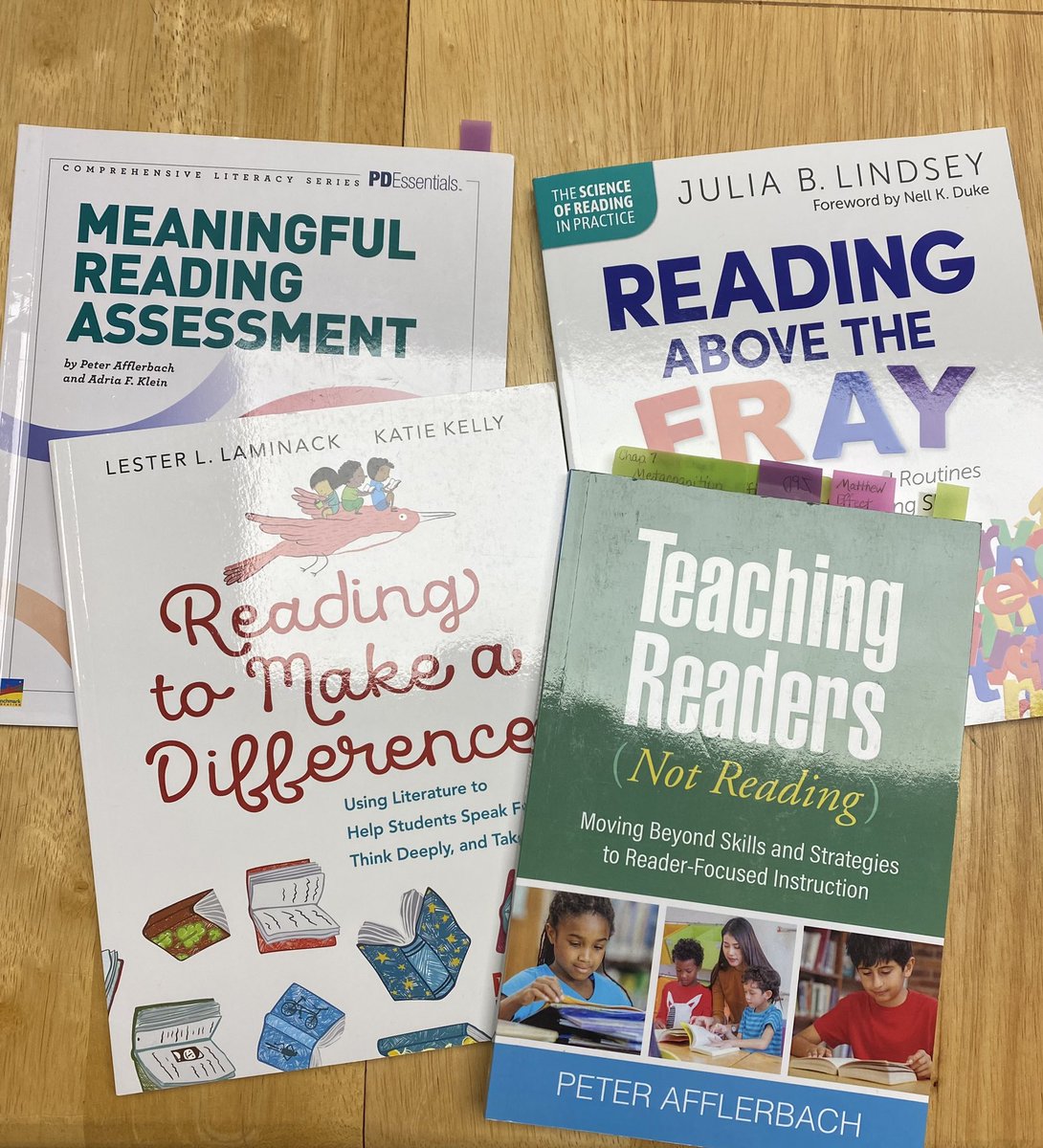 …and my professional reading stack keeps growing thanks to the powerful sessions at the #CIMSummerInstitute2022 Always ❤️ learning from the literacy greats… <a href="/adriaklein_read/">Adria Klein</a> <a href="/learncs/">Carla Soffos</a> <a href="/PETERAFFLERBAC1/">PETER AFFLERBACH</a> <a href="/lester_laminack/">Lester Laminack</a> Thanks <a href="/NeoshoSD/">Neosho Wildcats</a> for the opportunity!