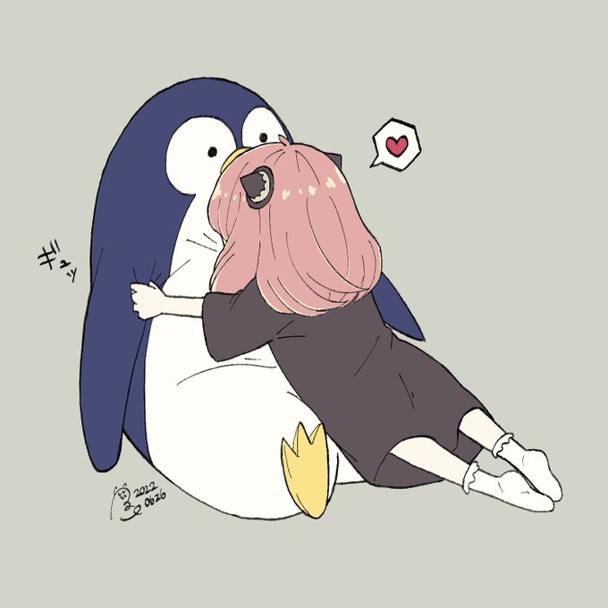 「stuffed penguin」 illustration images(Latest｜RT&Fav:50)