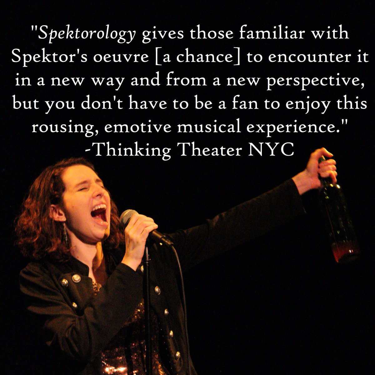 MarieAnello's tweet photo. HUGE thank you to Thinking Theater NYC for this wonderful review of my show!

Review: How "Spektorology" Works: You Peer Inside Yourself
https://t.co/fFbsWi1lem

#queerlyfestival #frigidny #reginaspektor #cabaret #thinkingtheaternyc https://t.co/OXX6Hu8ftk