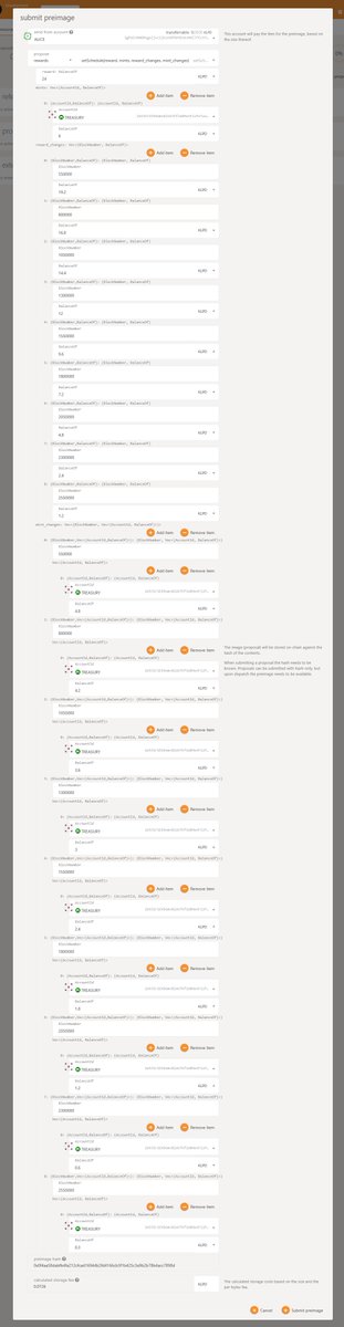 kulupunetwork's tweet photo. Nothing's set in stone. If you think the mining rewards should be reduced, the issuance to the treasury be different etc.

🗣️Make your voice heard on https://t.co/i5OcgSTnZE and make a proposal!

The pic is of the current issuance. https://t.co/Bjlr0fvA3d