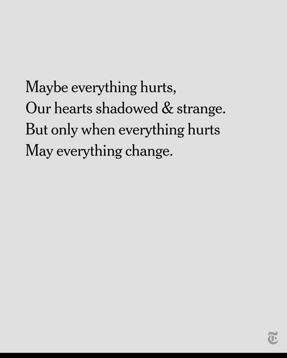 Powerful words by <a href="/TheAmandaGorman/">Amanda Gorman</a> for these dark times 💔