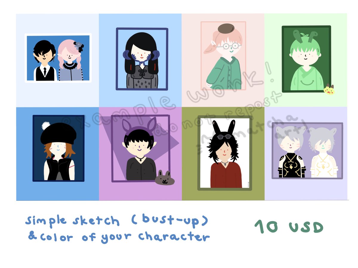 matcha_artt's tweet photo. My commissions are now open! Please check this website for information ~ https://t.co/GPGak7v06V #artcomissions #FFXIVART https://t.co/2j094rbVzb