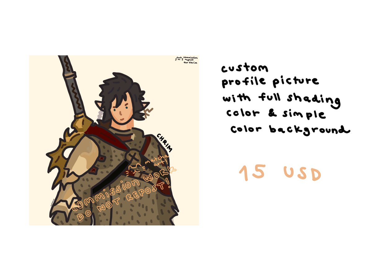 matcha_artt's tweet photo. My commissions are now open! Please check this website for information ~ https://t.co/GPGak7v06V #artcomissions #FFXIVART https://t.co/2j094rbVzb