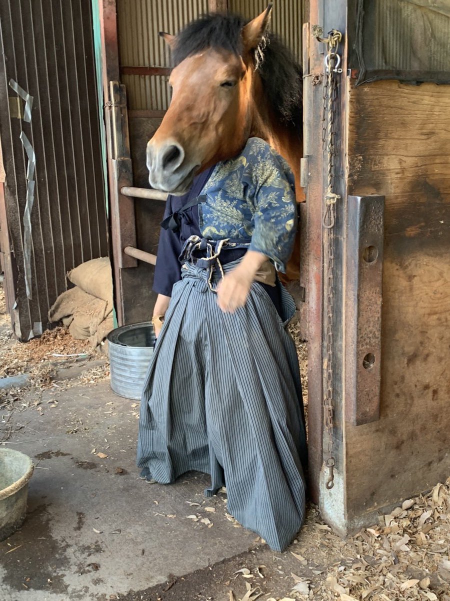ついに念願の馬人間になることができました。これからも宜しくお願いし