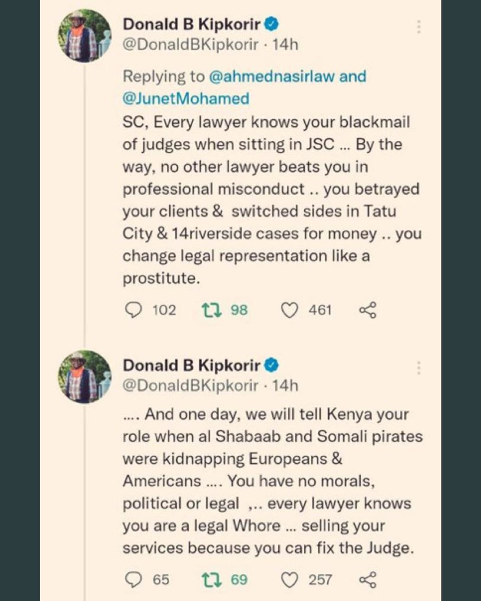 ahmednasirlaw's tweet photo. Surely how can vile abuse and falsehood like this have no legal consequences?...that I have kidnapped Europeans and Americans with Al Shabab...and I just twiddle my thumbs? 🤣🤣🤣 https://t.co/vS2UkIfst4