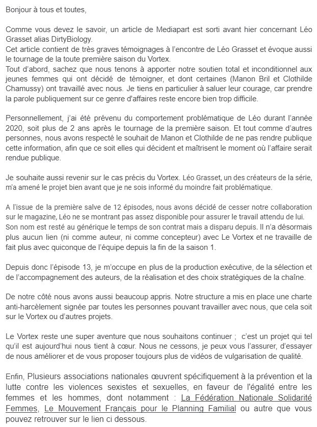 RealMyop's tweet photo. Ma réponse suite à l'article de @Mediapart sur Léo Grasset. https://t.co/NJCsQGUMnE