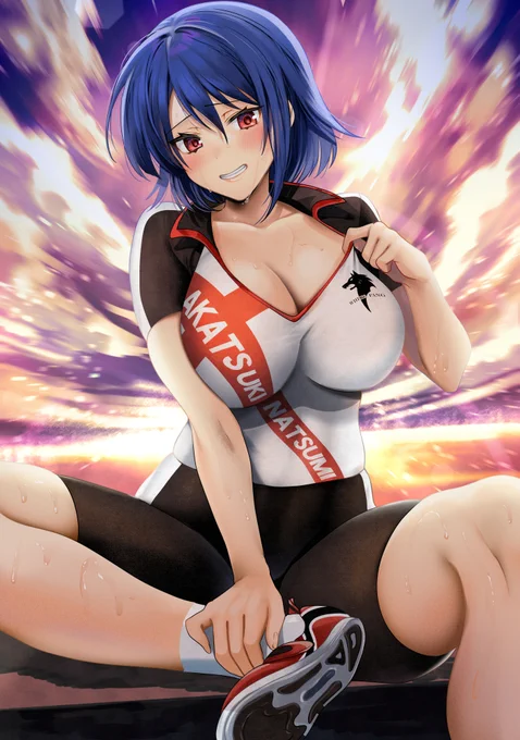健康的なスポーツ女子かわいい 