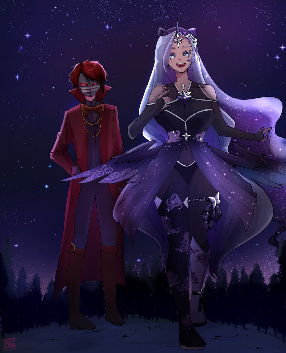 Y0RUMII's tweet photo. Commissioned fan art! It's me and @CalverHein69 ๐ Thank you again for this ๐ #BBDart https://t.co/gLaw0RsiIC