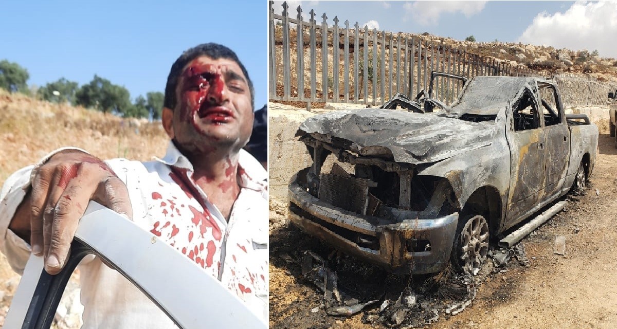 שוב שבת. שוב אלימות מתנחלים. קבוצת מתנחלים שהגיעו מכיוון המאחז עדי עד תקפו באלות פועלים מאל-מוע'ייר ואל מזרעה אלשרקיה ושרפו רכבים. שניים מהפועלים נפצעו. כשרוח המפקד מעודדת עבריינות יש להדיח את המפקד <a href="/YeshDin/">Yesh Din</a>