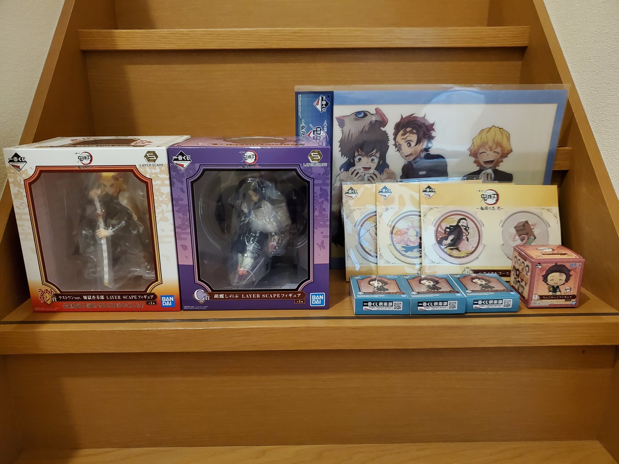 堕天使 鬼滅の１番くじはスルーする予定でした たまたま覗いた店舗で良い残りかただったので全部下さいして来ました ついつい購入してしまいますね T Co Xdasun1l9e Twitter