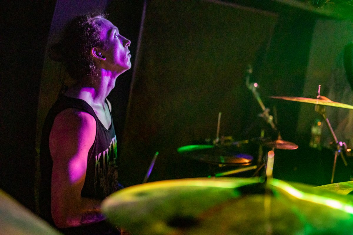 Fantastic picture <a href="/swiftbackhand/">Dan</a>
Can't wait to see you play with <a href="/crashfaceuk/">CRASHFACE</a> next week....
Love the fact we have live music back and tres proud of what you are achieving!
#drummer #proud #Legend
