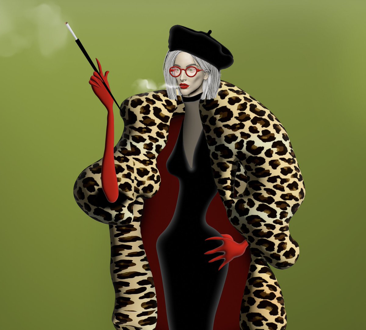 Vallery_ya's tweet photo. My new drop on @opensea 
Diva Oliva 💚🐆
For #BenjaminKato contest 🤩

@BenjaminBitcoin @RealKatoOG 

https://t.co/oN2pJeeJhe

#NFTdrops #WomeninNFTs #NFTCommumity https://t.co/1I1B0AtoEQ