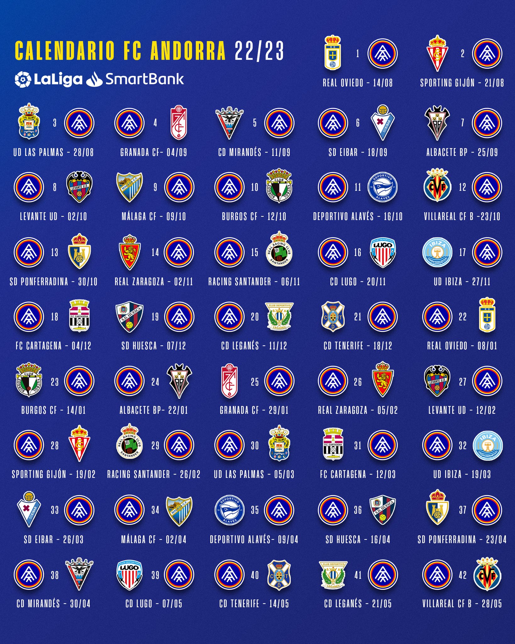 Calendario liga smartbank pdf