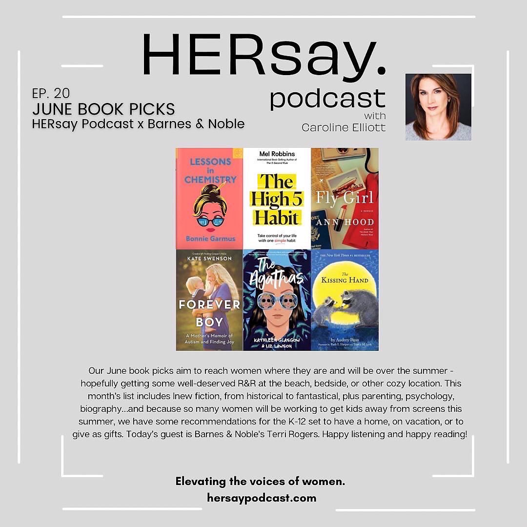 caroline917's tweet photo. Our new episode is out! Listen to my discussion with @BNBuzz Terri Rogers about our June book picks to help take your mind off the absurd new state of women’s rights. https://t.co/G2y4GcV0dp