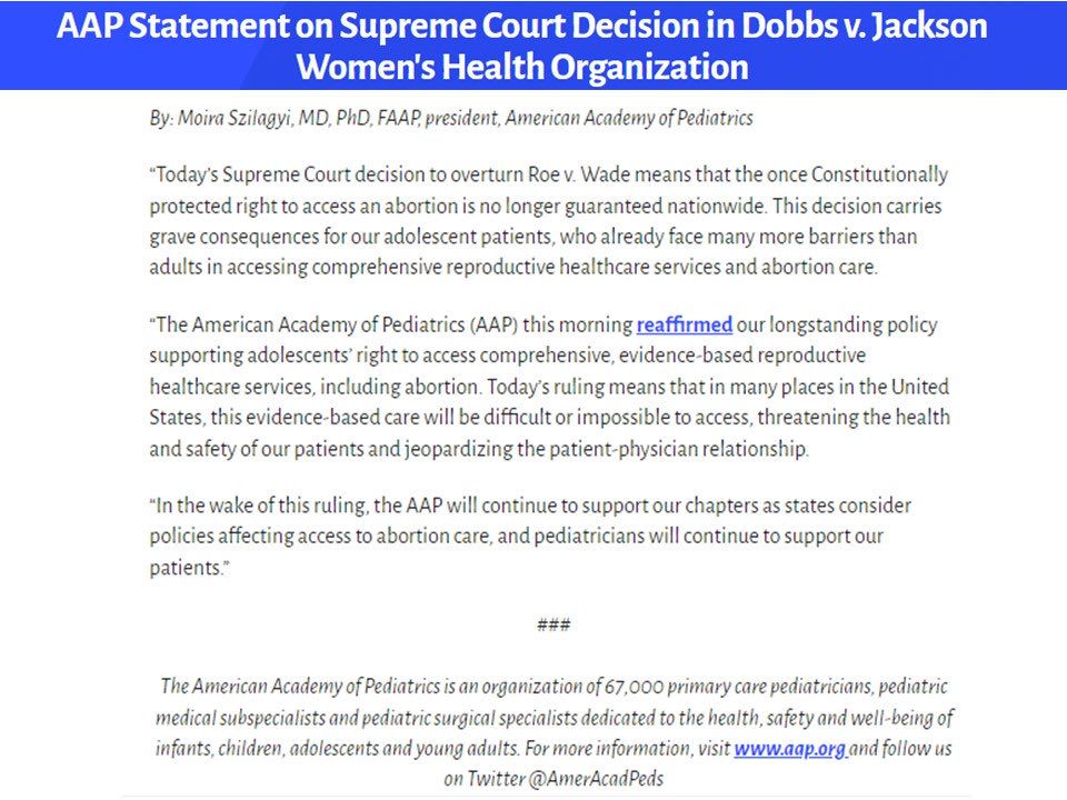 Our adolescents deserve nothing less than comprehensive reproductive healthcare. #pediatrics #AAP