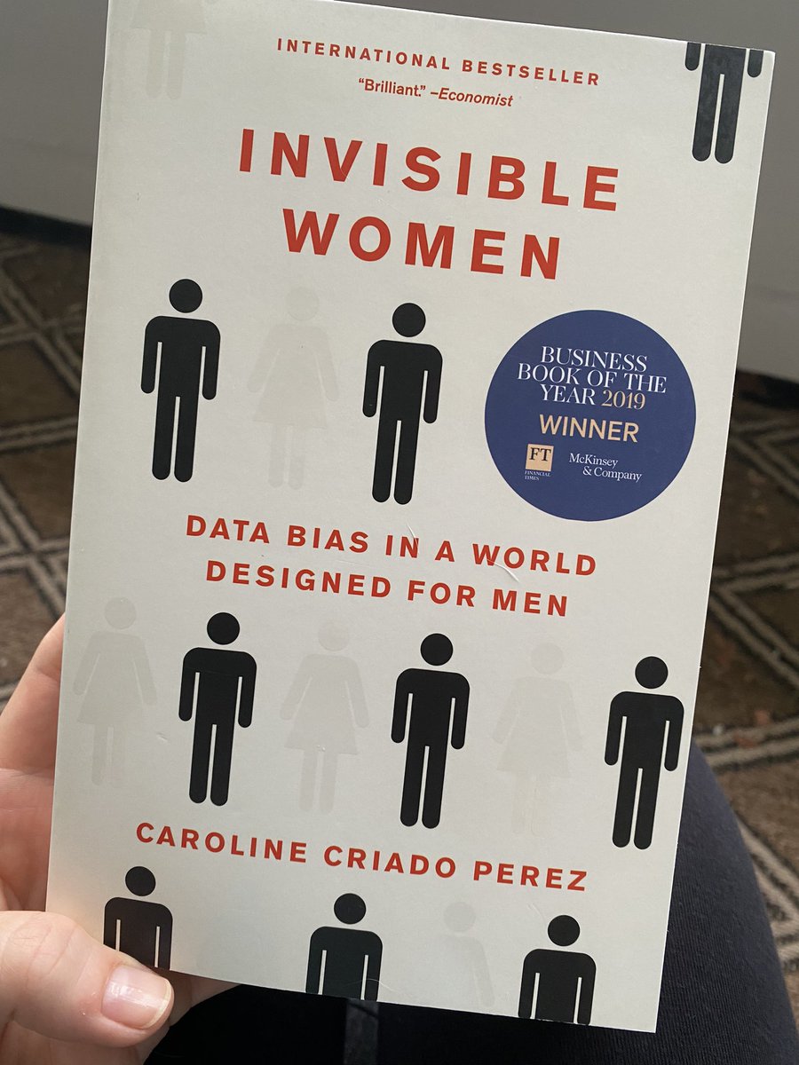 Seems fitting to start reading this book for the #DataBookClub. #RoeOverturned #InvisibleWomen