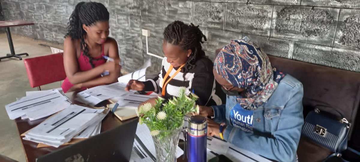Our data team analyzing field data from the School dropout risk assessments conducted at Kifukamiza Primary School,  to identify pupils at risk of dropping out of School for early interventions under our #SUCCESS Program in Kyotera district.  <a href="/FredrickIMS/">Fredrick IMS Kayiira</a>