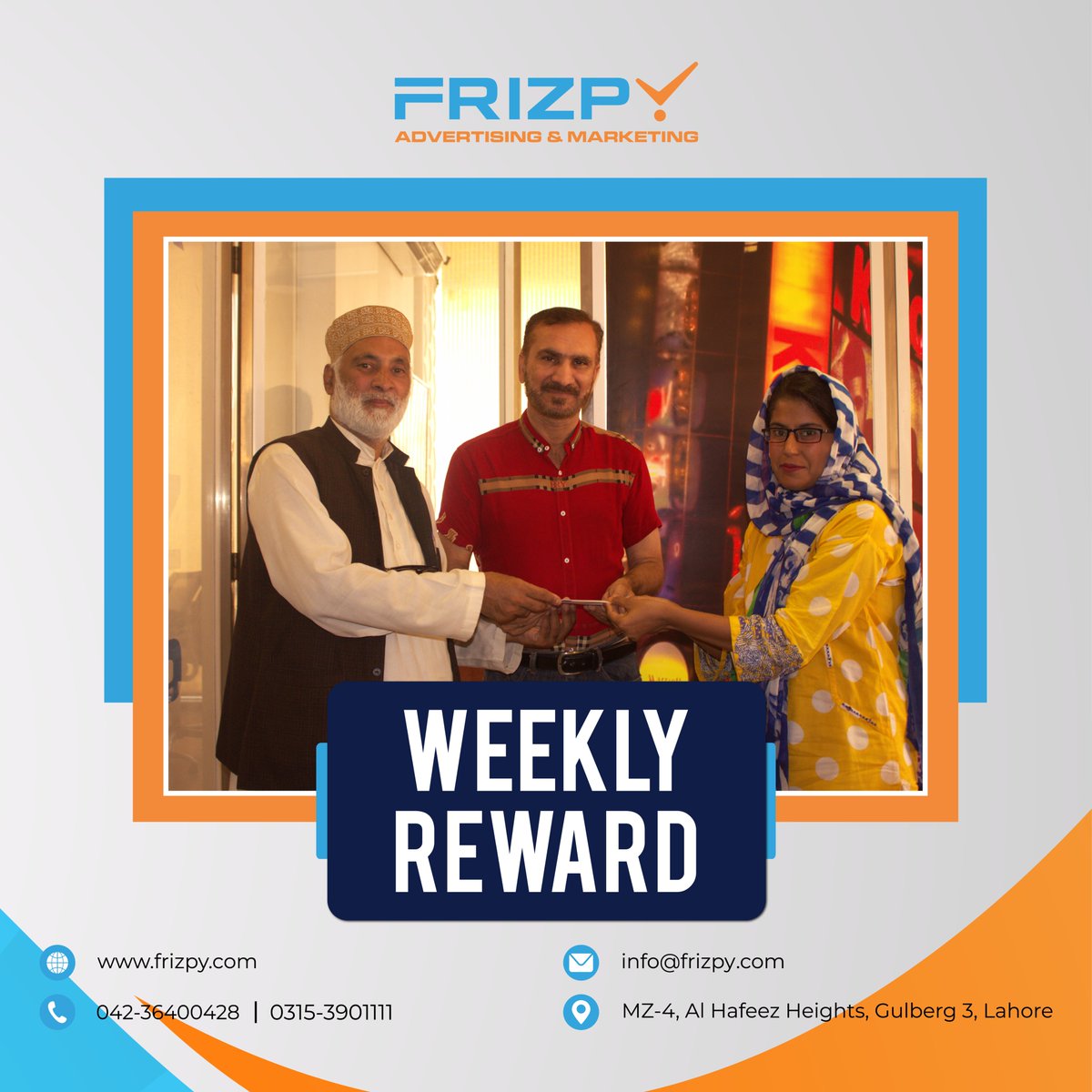 frizpy36o's tweet photo. Frizpy values and appreciates its #employees’ hard work in the most possible ways. #Frizpy gives a handsome amount of checks to its employees who sell #SMDs every week. So far, Frizpy’s #hard_working employees have sold out hundreds of SMDs throughout #Pakistan. https://t.co/plWfJYz2ed