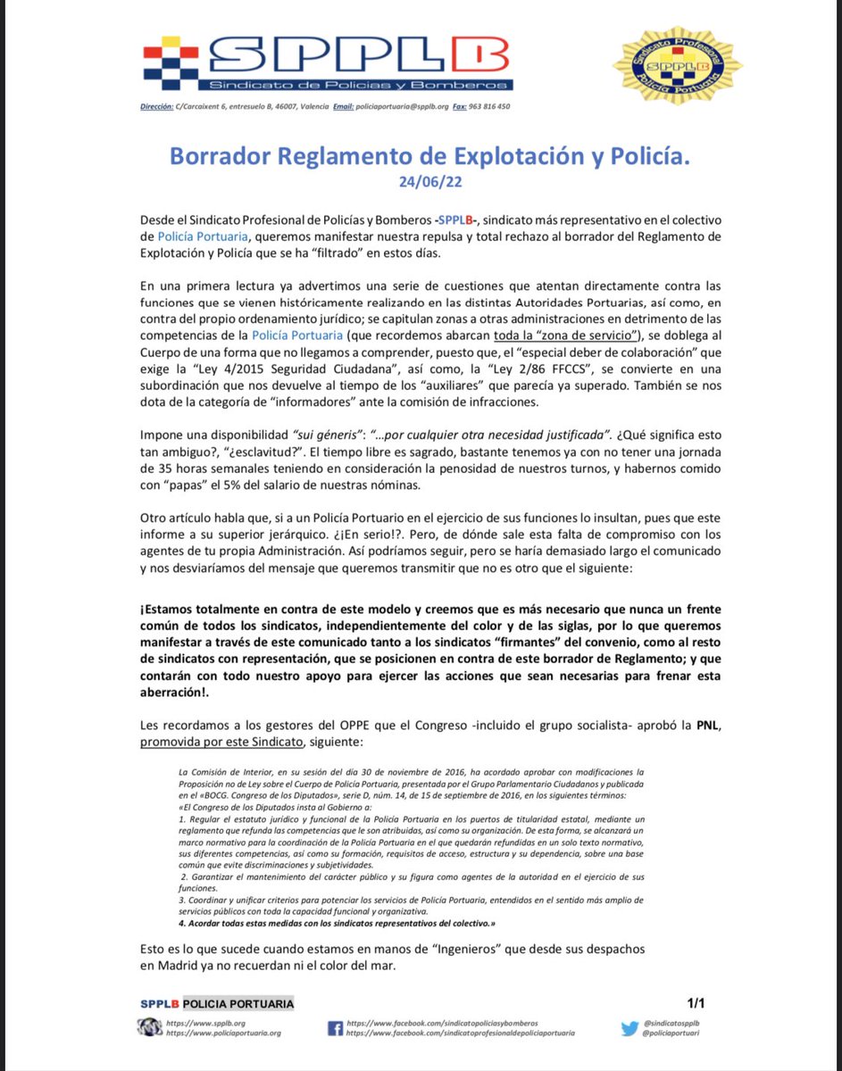 Policia Portuaria SPPLB-Motril tweet media