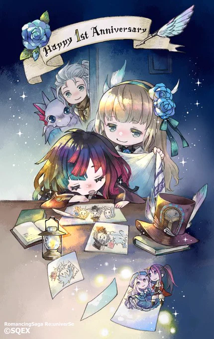 海外ロマサガRS2周年おめでとうございます!1周年のときに描かせて頂いた過去絵ですがお祝いを🎉
私は海外向コミックからサガお仕事のご縁を頂いたので特別な気持ちがありますね…!これからもたくさんの世界でサガが盛り上がりますように!
#SaGaRS2Years #ロマサガRS 