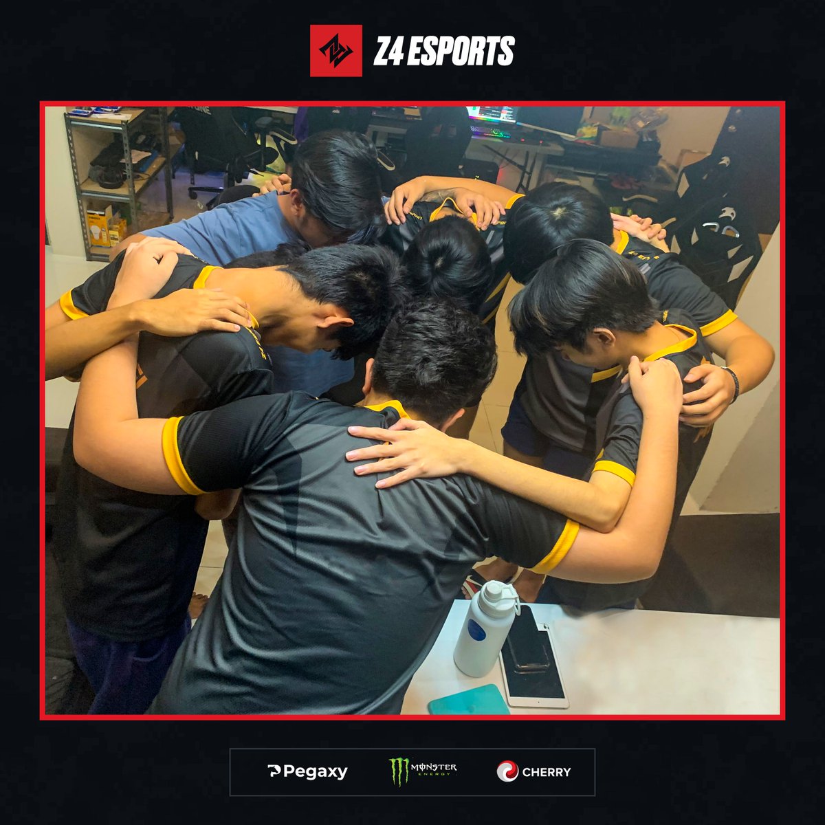 z4esports_'s tweet photo. Z4 Pegaxy preparing for their final series for this tournament, let's do this team!!🔥🖤
📺: https://t.co/VNTIoULBJc
#Pegaxy
#Cherry
#MonsterEnergyPH
#UnleashTheBeast
#Z4Pegaxy
#Z4Terminator
#Z4Fe
#JuicyLegendsTournamentQ2 https://t.co/ZOvqk7V2PN