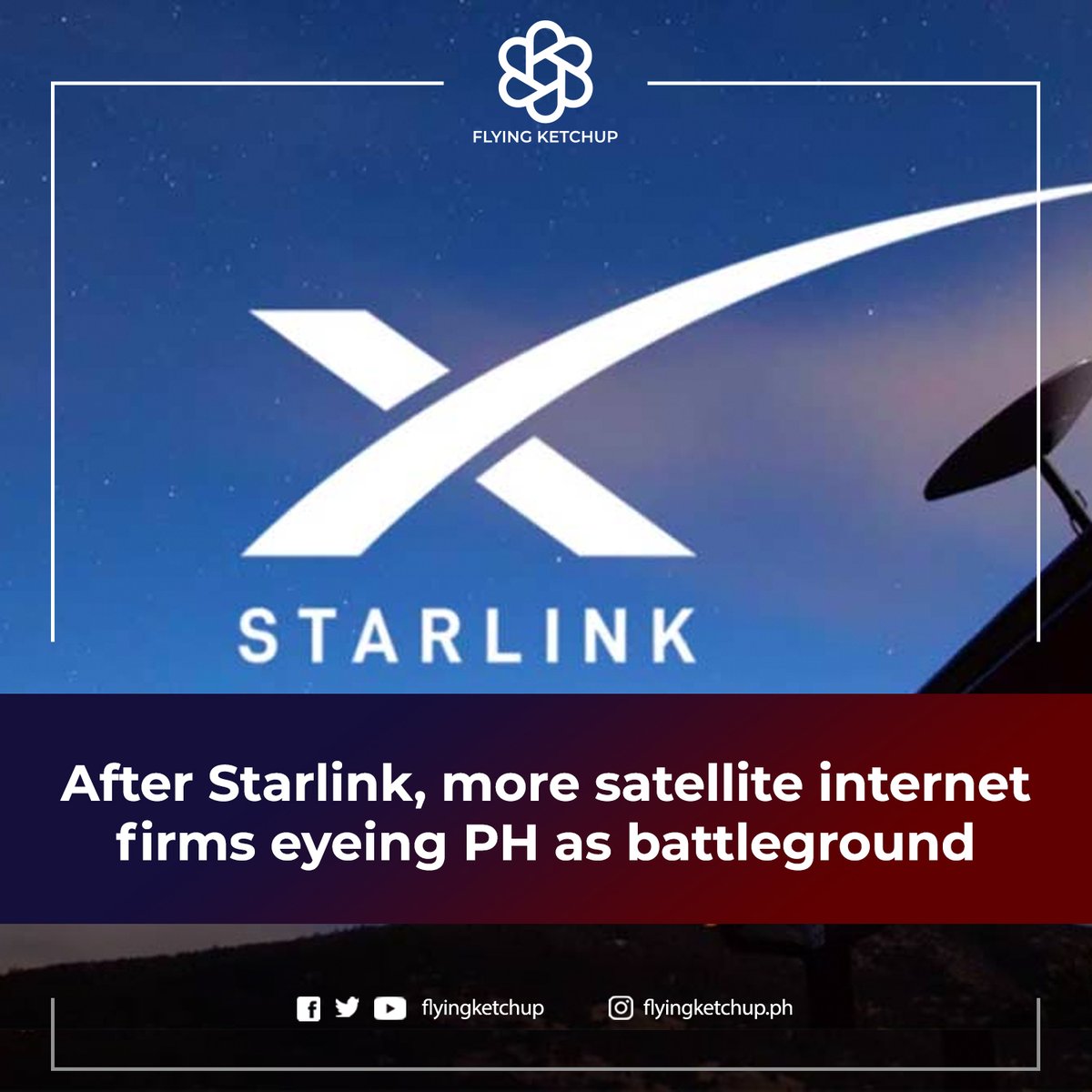 FlyingKetchup's tweet image. After Starlink, more satellite internet firms eyeing PH as battleground!

STORY: bit.ly/3I3XW4V

#FlyingKetchup #FasterInternetSpeeds