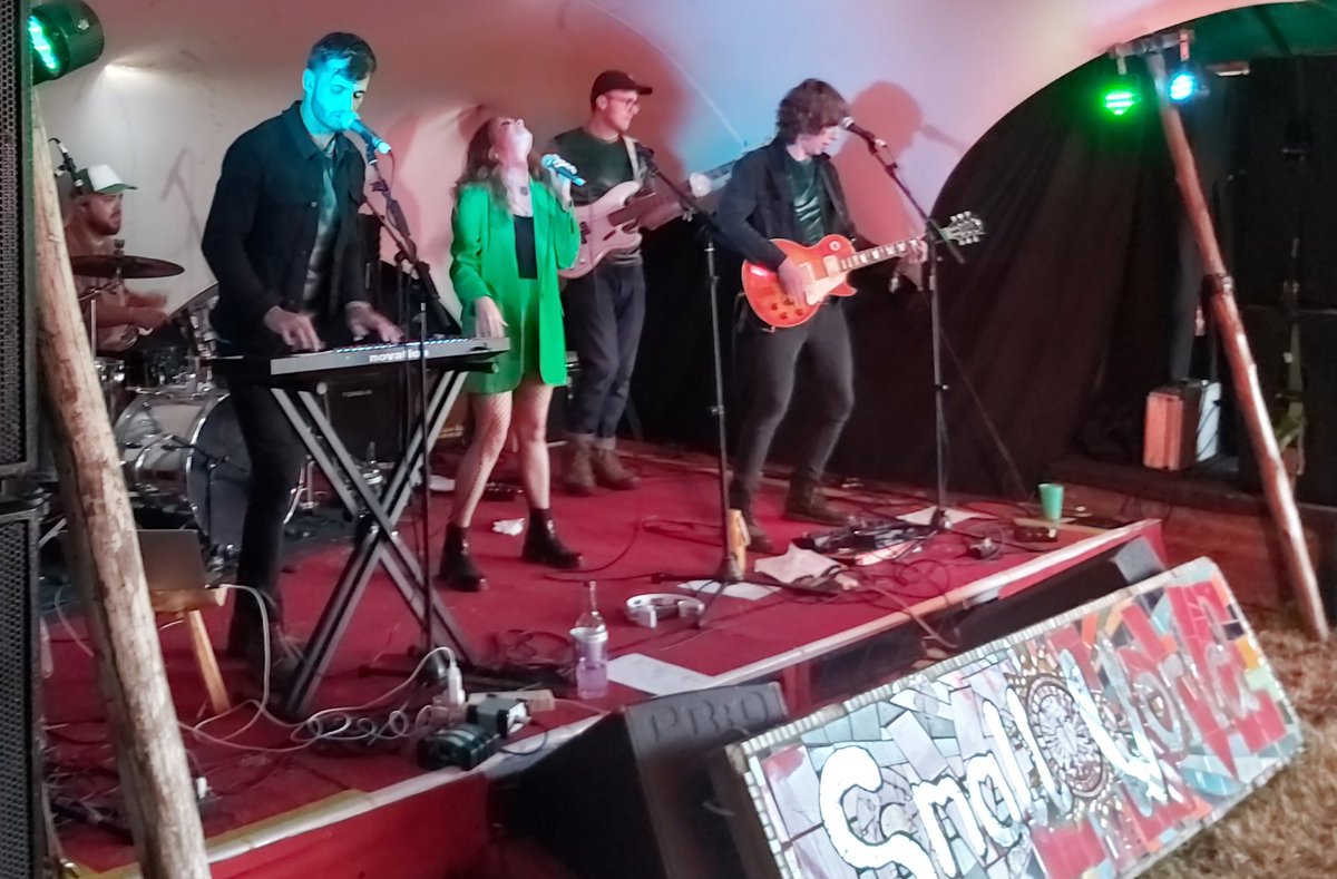 <a href="/tiny_dyno/">Tiny Dyno</a> also put on an enthusiastic show at Small World stage <a href="/glastonbury/">Glastonbury Festival</a> on Saturday night. Some great tunes and energy.