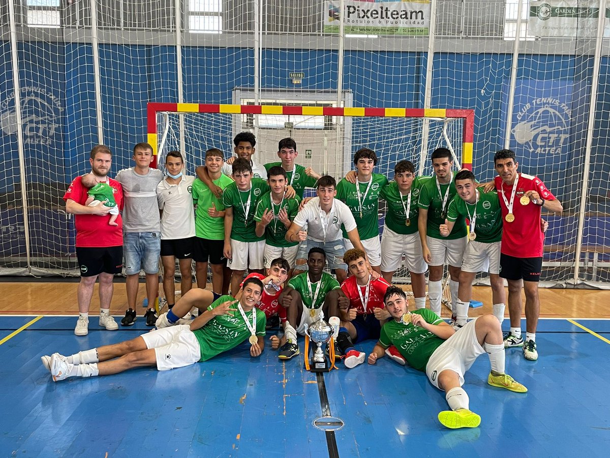 🏆 𝐂𝐀𝐌𝐏𝐄Θ𝐍𝐄𝐒 🏆

🥇 ¡El 𝐉𝐮𝐯𝐞𝐧𝐢𝐥 𝐀 se hace con la Copa <a href="/FFCV_info/">FFCV</a>!

#CanteraECFSala 💚