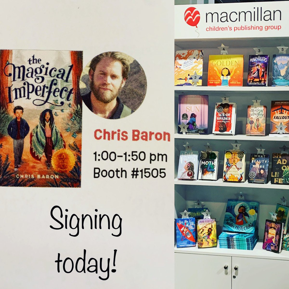 Friends! If you are at ALA⭐️ I will be signing at the Macmillan booth at 1! Please come and say hello! @ALALibrary #alaac22 @MacKidsSL