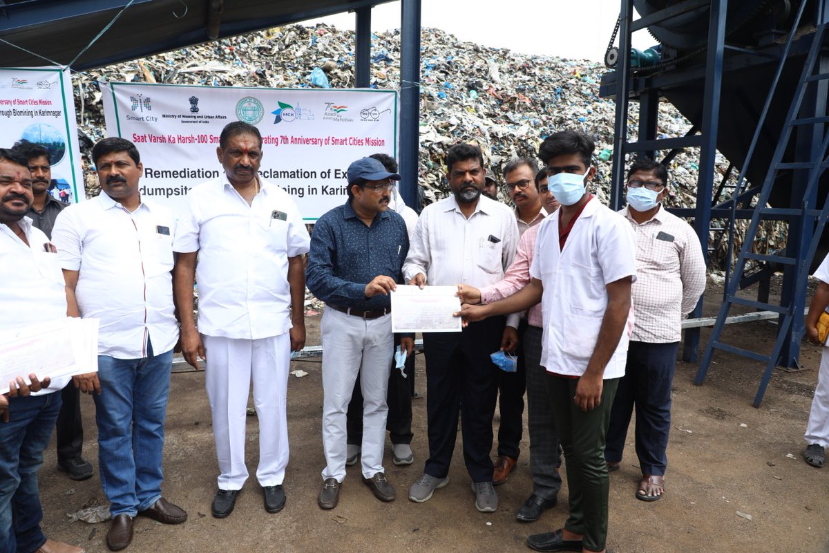 Smart city Karimnagar tweet media