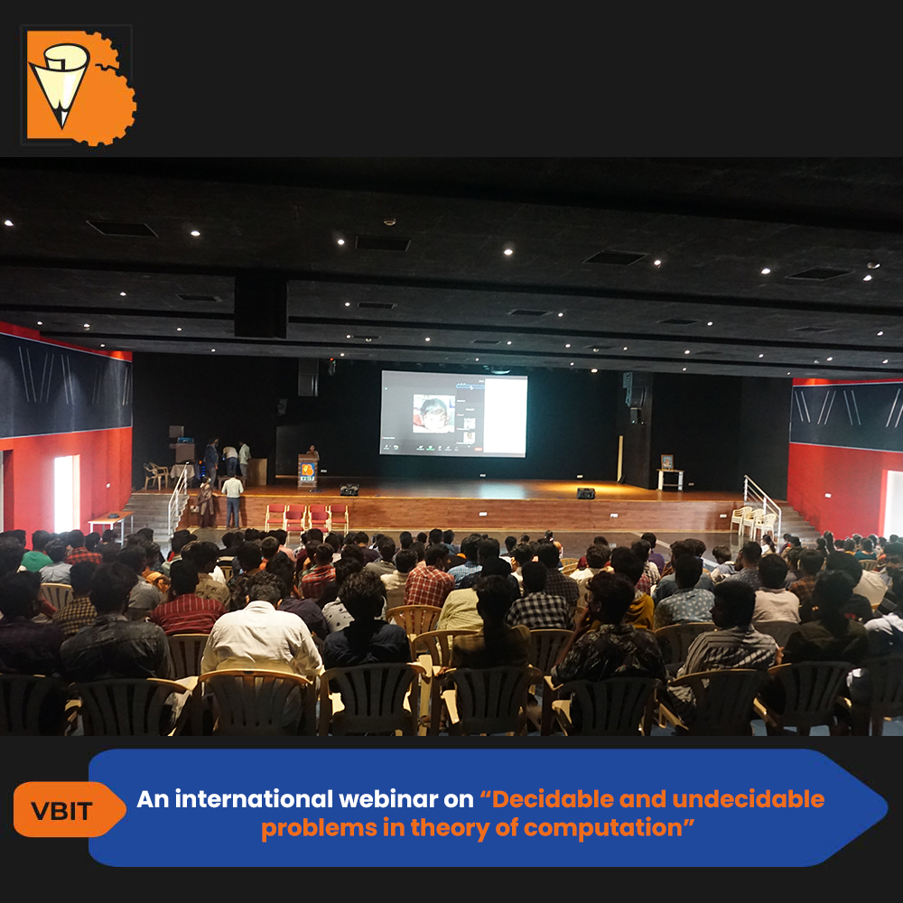 VBITHYD's tweet photo. Department of CSE organised An international webinar on “Decidable and undecidable problems in theory of computation”, addressed by Prof Prasad Chetti
Visit us: https://t.co/FCg3n6nAQD
#VBIT #DepartmentofCSE #CSE #InternationalWebinar #Webinar #Decidable #undecidable #computation https://t.co/nIHBE7R22p