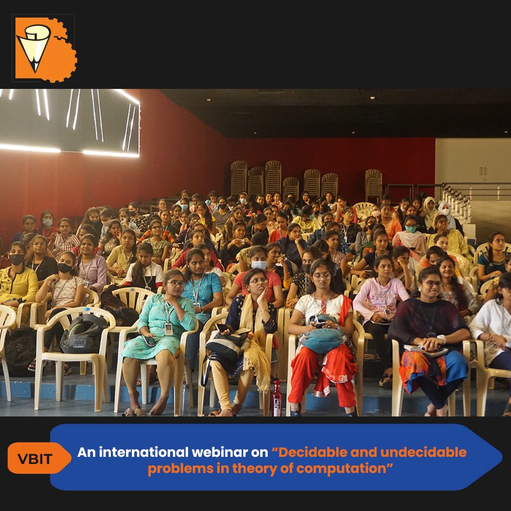 VBITHYD's tweet photo. Department of CSE organised An international webinar on “Decidable and undecidable problems in theory of computation”, addressed by Prof Prasad Chetti
Visit us: https://t.co/FCg3n6nAQD
#VBIT #DepartmentofCSE #CSE #InternationalWebinar #Webinar #Decidable #undecidable #computation https://t.co/nIHBE7R22p