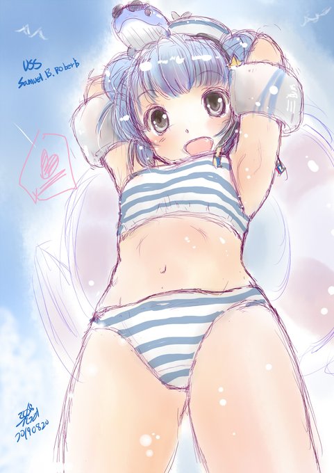 サミーBが見つかった+最深深度更新と言う事で再掲。おまけに前記録保持艦のジョンストンも。
#艦これ 