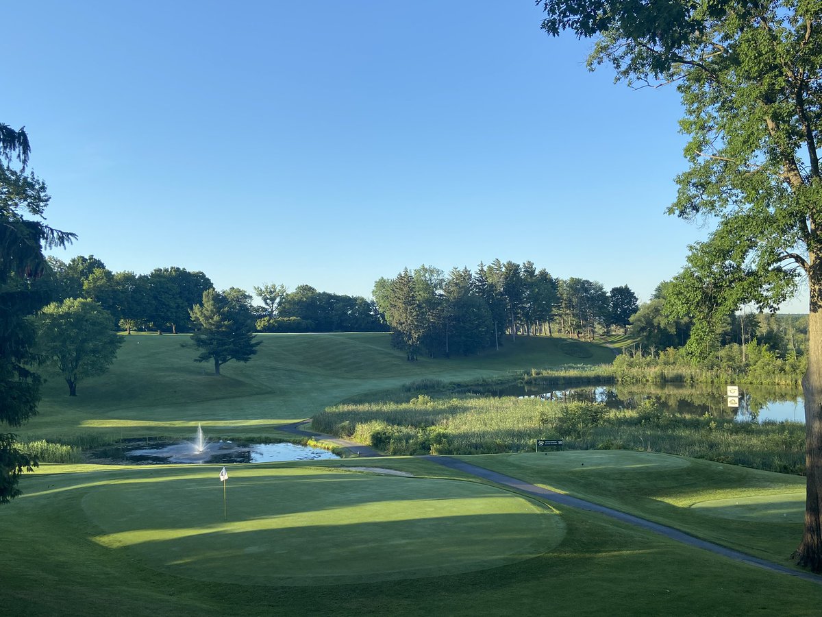 Great to do our radio show today at <a href="/EastAuroraCC/">East Aurora Country Club</a> previewing the <a href="/ijmgolf/">International Junior Masters</a>, which starts on Tuesday. Course looks beautiful and ready for the event! ⛳️