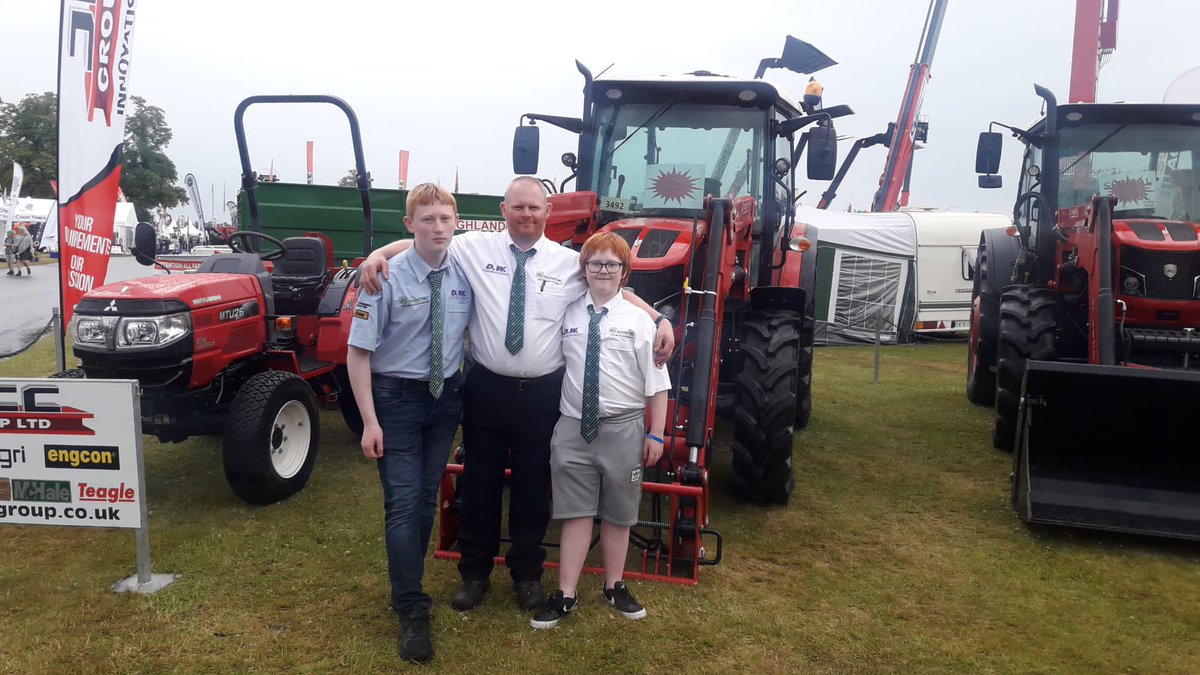 Another great day for ArmaTrac at The Royal Highland show 
ArmaTrac Scotland’s head engineer Dean and his 2 sons Logan &amp; Ashton…. The future of ArmaTrac looks very bright indeed ! <a href="/ScotlandRHShow/">Royal Highland Show</a> <a href="/armatrac2018/">armatrac UK</a> <a href="/ArmaTrac/">ArmaTrac</a>