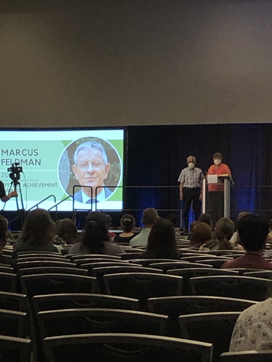 Wonderful to see Marc ⁦Feldman honoured with the Lifetime Achievenent Award of ⁦@sse_evolution⁩! So we’ll deserved.