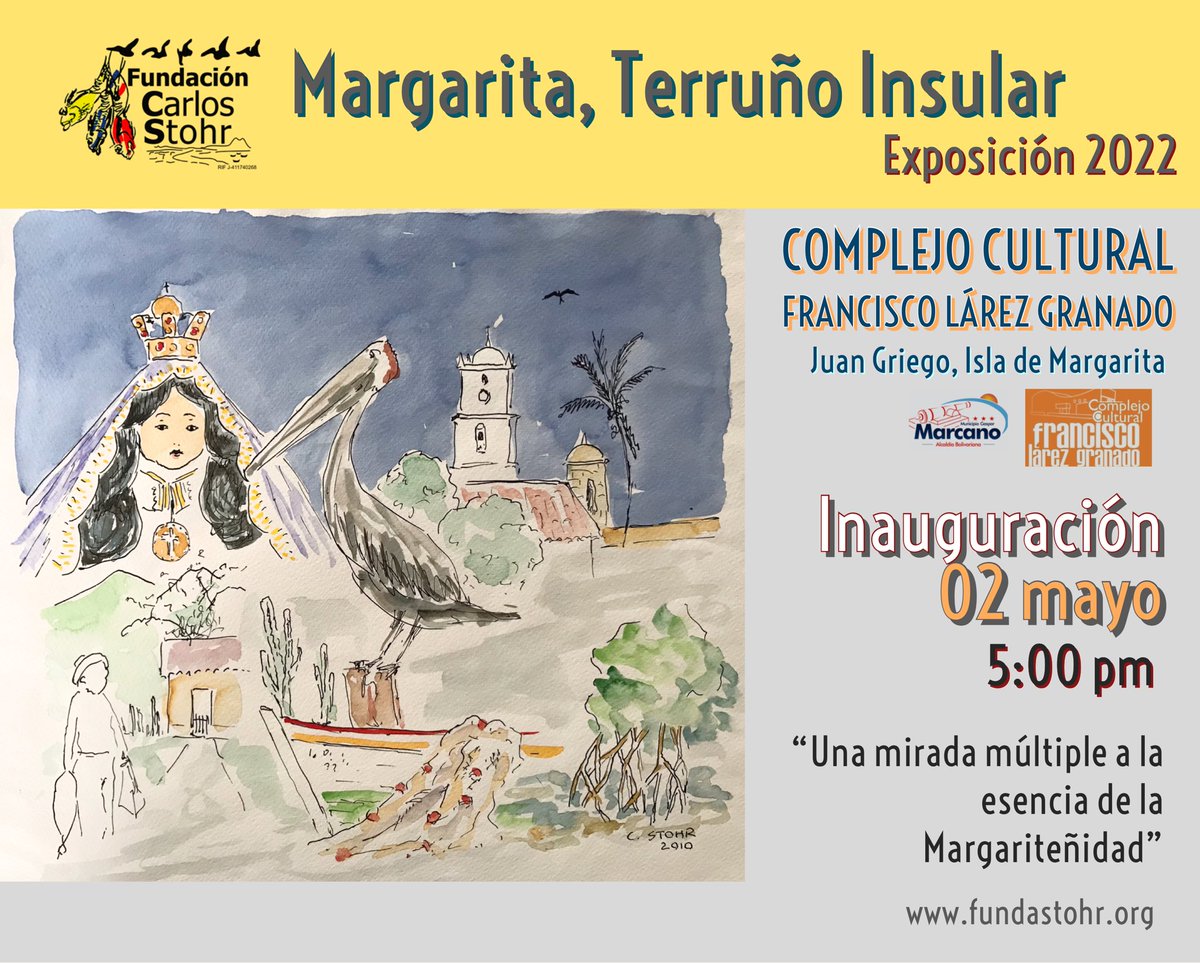 Exposición Margarita Terruño Insular en Porlamar, desde 23 de junio al 15 de julio del 2022