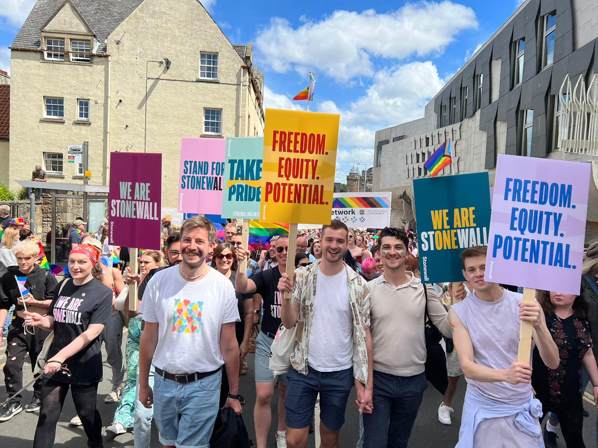 We are so excited to be marching at #EdinburghPride today! #TakePride

<a href="/StonewallScot/">Stonewall Scotland</a> <a href="/PrideEdinburgh/">Pride Edinburgh</a>