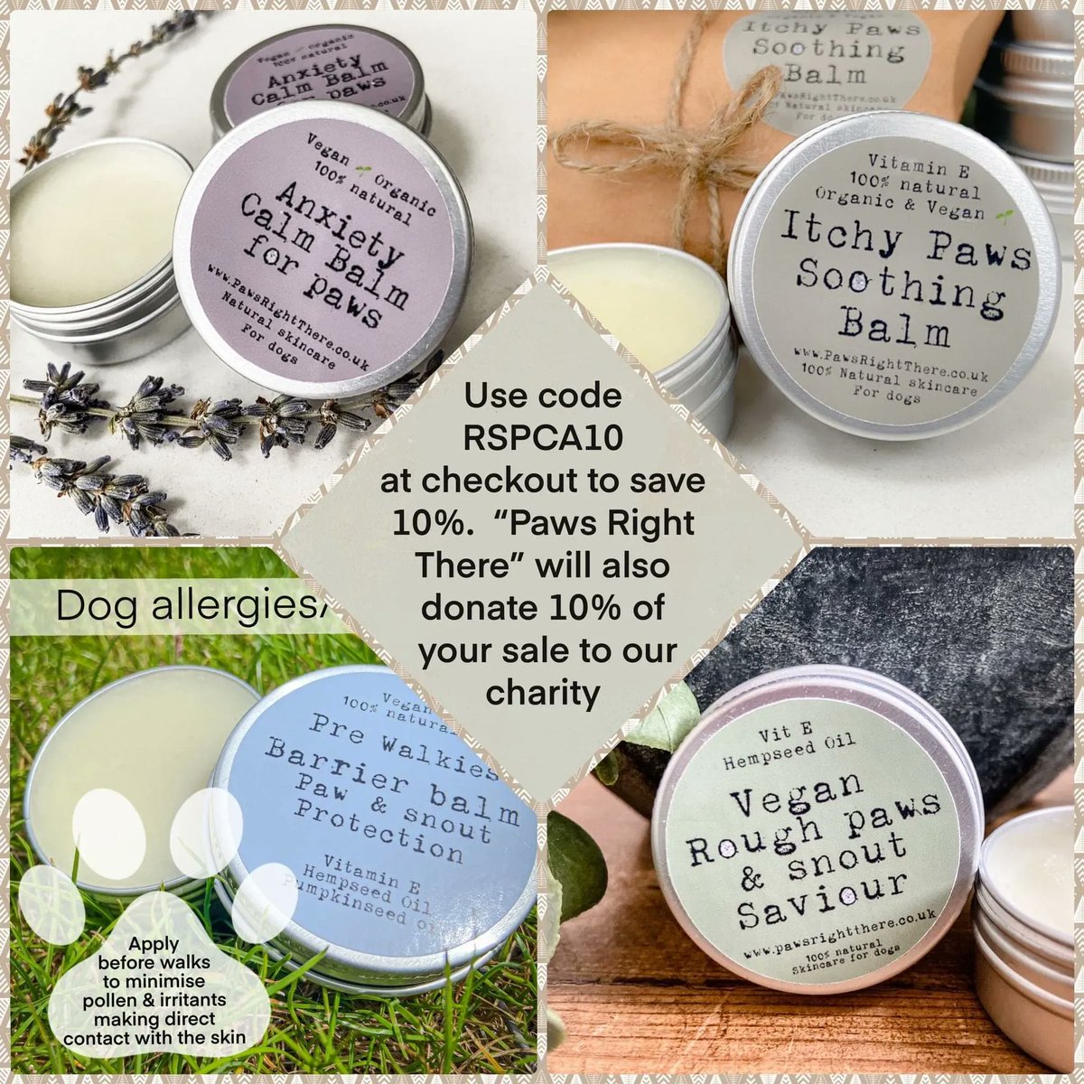 Lovely Paws Right There have agreed to donate 10% and save you money in the meantime! Use the discount code on their pet-friendly home items and they will help to find new homes for pets, by supporting our shelter work 💙