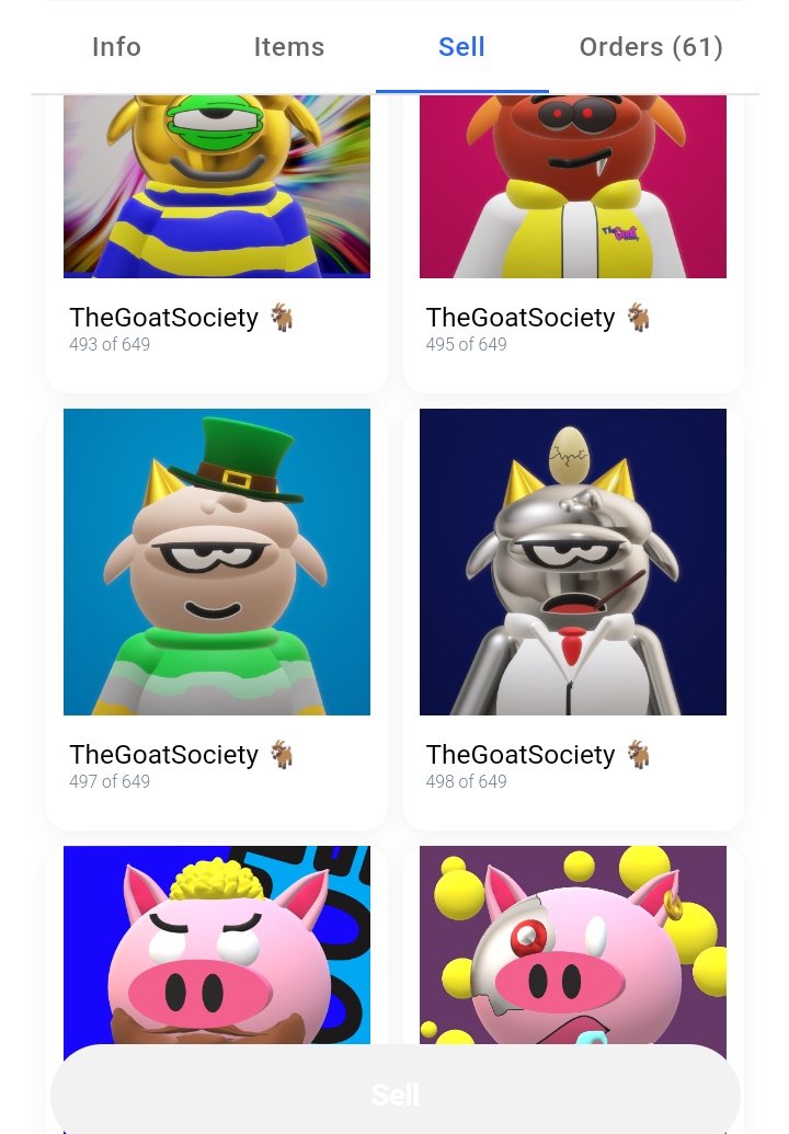 THΞGOΛTSOCIΞTY🐐 (@thegoatsocietys) on Twitter photo GM Farmers🖐️🐐
What do we want to achieve with our project?
We want to turn your wallet into a mining farm of #NFTs
Maybe it's a difficult or ambitious project 😏. What we are sure of is that it is fun.
Our owners have had the opportunity to obtain goats from 2 
#BSV GM Farmers🖐️🐐
What do we want to achieve with our project?
We want to turn your wallet into a mining farm of #NFTs
Maybe it's a difficult or ambitious project 😏. What we are sure of is that it is fun.
Our owners have had the opportunity to obtain goats from 2 
#BSV