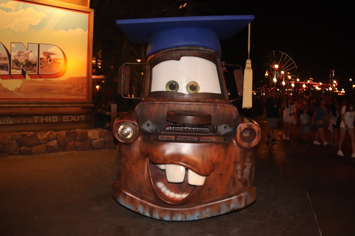 Just a few Grad Nite highlights! #GradNiteReunion #GradNite #DisneylandAfterDark #Disneyland #DCA #DisneyCaliforniaAdventure #MickeyMouse #MinnieMouse #LudwigVonDrake #MrKnight #TowMater #MoonKnight #Cars #RareCharacters #RareCharacter #ミッキーマウス #ミニーマウス #メーター