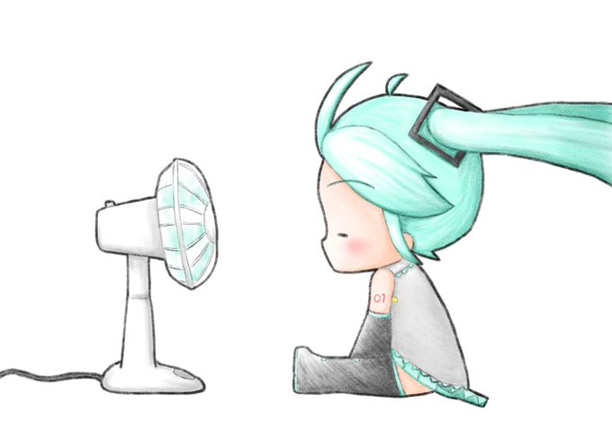 「electric fan hair ornament」 illustration images(Latest)