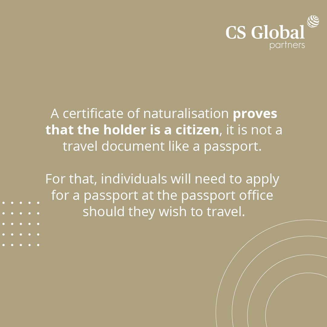 CSGPtnrsIndia's tweet image. Applying for a #passport is a separate process once you have received your #CertificateofNaturalisation.  An applicant can apply for their passport by submitting the Certificate of Naturalisation &amp;amp; other documents to the Passport Office.
For more information, contact our experts!